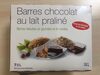Barre chocolat au lait praliné - Product