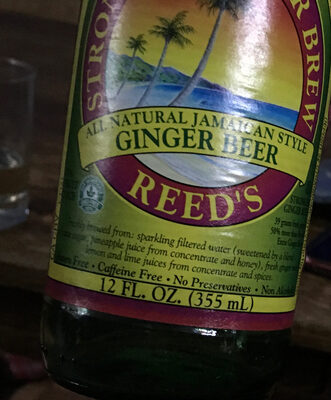 Reed's strongest craft ginger beer - Ingrediënten - en