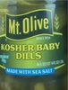 Mt. Olive Kosher Baby Dill Pickles - Product