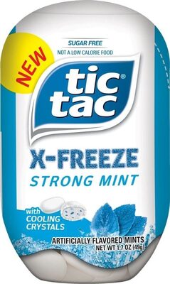 Xfreeze strong mint flavored mints - Product