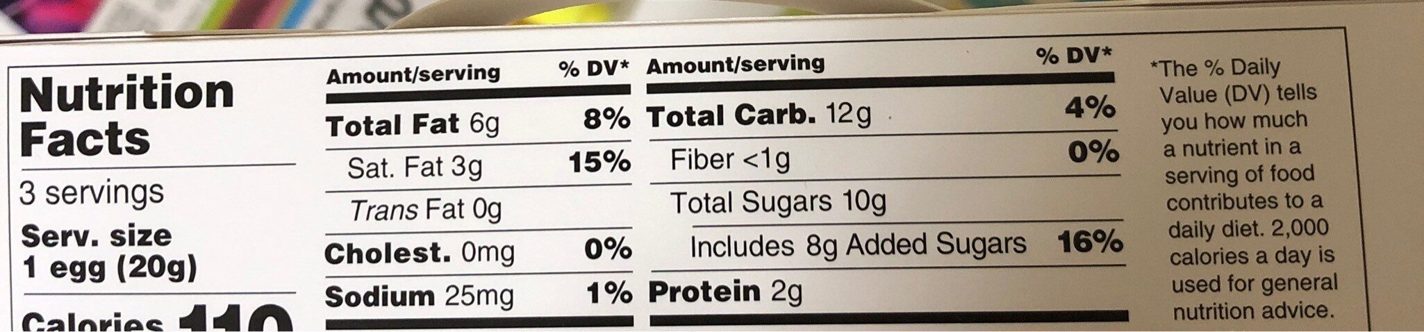 Joy candy - Nutrition facts