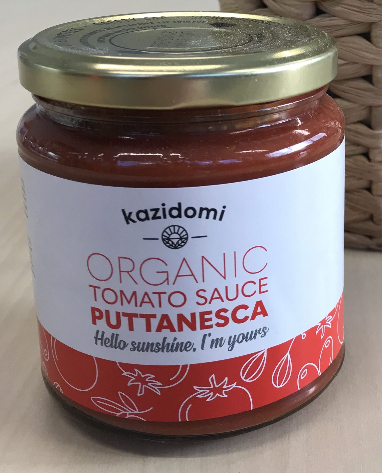 Sauce Tomate Puttanesca Bio Kazidomi - Product - fr