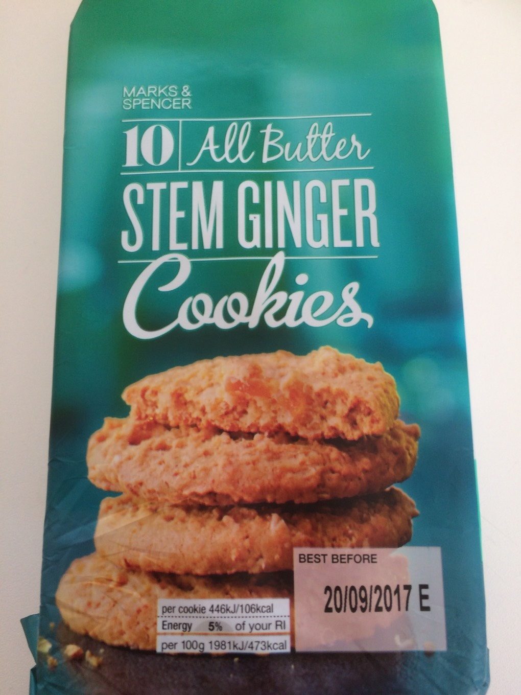 Cookies Stem Ginger - Produit