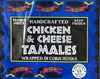 Handcrafted chicken & cheese tamales wrapped in corn husks - Product