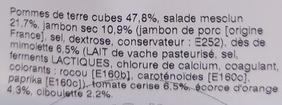 Salade ibérique - Ingredients - fr