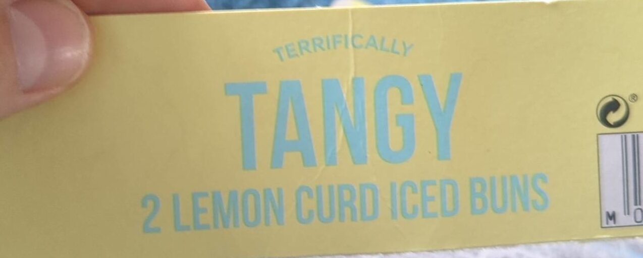 2 Lemon Curd Iced Buns - Produit