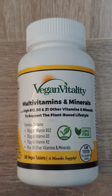 Multivitamins & Minerals - Produkt - fr