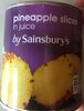Pineapple slices in juice - Produkt