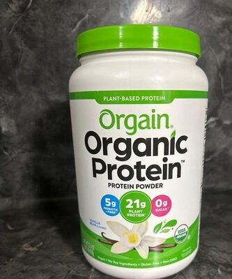 Organic Protein Powder Vanilla Bean Flavored - Producte - en