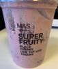 M&S Super Fruity black cherry low fat live yoghurt - Producto