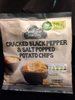 Cracked Black Pepper & Salted Popped Potato Chips - Produit