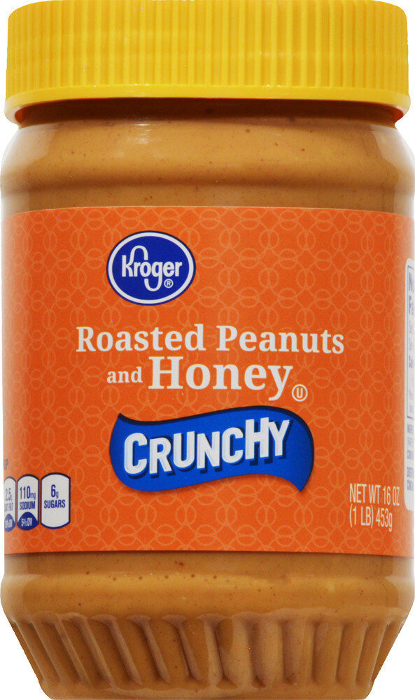 Roasted peanuts & honey crunchy peanut butter - Product