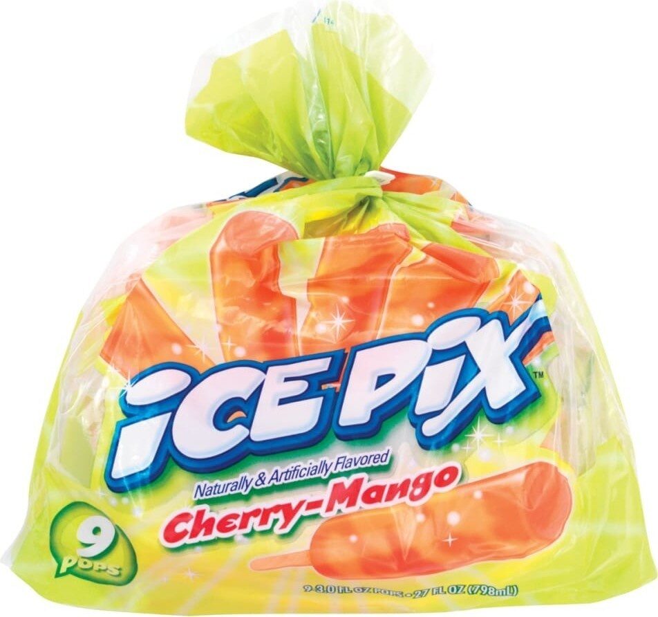 Cherry mango ice pix pops - Product