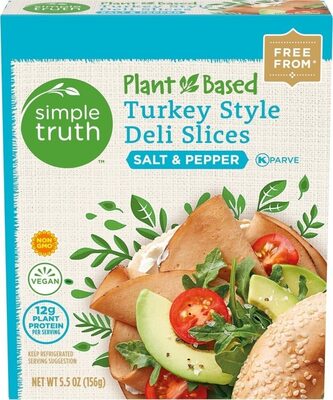 Plant-based salt & pepper turkey style deli - Product