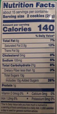 Mint Double Filled Kaleidos - Nutrition facts