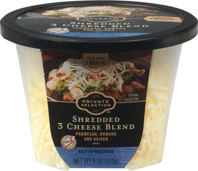 Calories in  Three Cheese Blend Cup