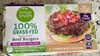 100% grass fed natural beef burgers - Produit