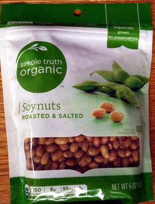 Simple truth organic, roasted & salted soynuts - Product