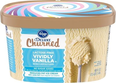 Deluxe churned lactose free no sugar added reduced - Product