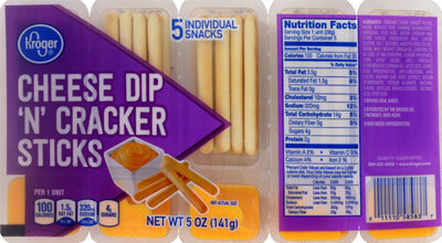 Cheese dip 'n' cracker sticks - Product