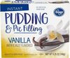 Vanilla instant pudding & pie filling - Produit