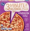 Combination sausage & pepperoni minute microwave pizza - Produit