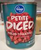 Petite diced peeked tomatoes - Product