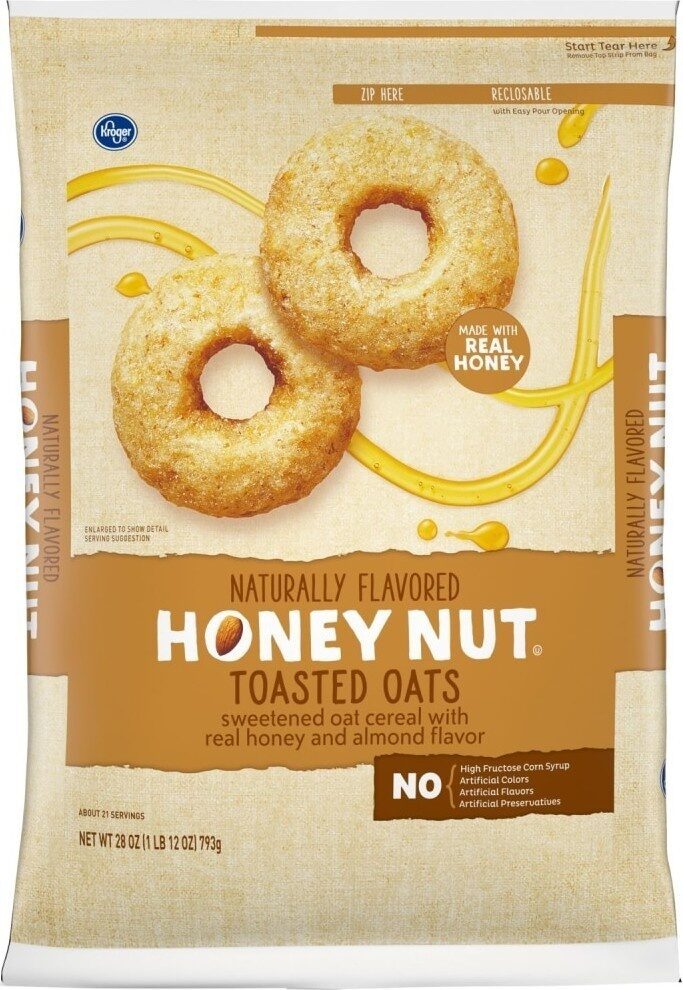 Honey nut toasted oats cereal - Product
