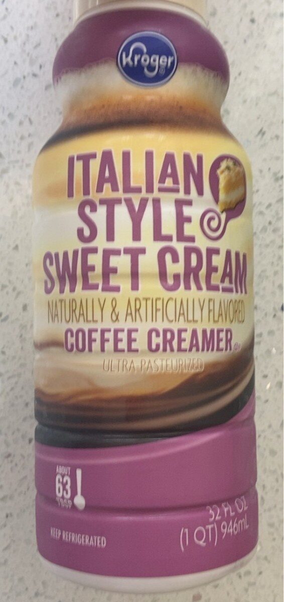 Italian Sweet Cream Coffee Creamer - Product