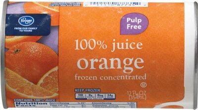 The Kroger Co., KROGER, FROZEN CONCENTRATED 100% JUICE, ORANGE, ORANGE, barcode: 0011110877352, has 0 potentially harmful, 0 questionable, and
    0 added sugar ingredients.
