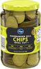 Hamburger oval dill pickle chips - Product