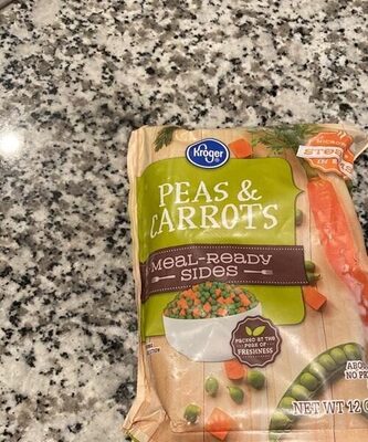 Kroger, meal-ready sides peas & carrots - Product