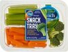 Carrots celery broccoli & ranch dip snack tray - Product