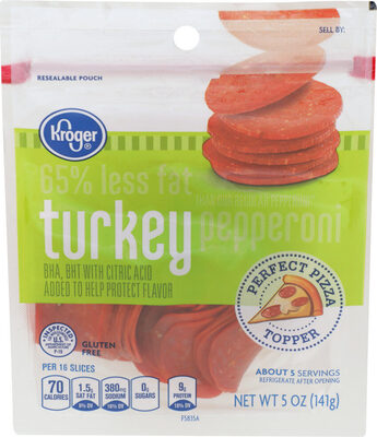 Sliced turkey pepperoni - Product