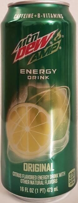 Amp energy boost original citrus energy drink - Produit - en