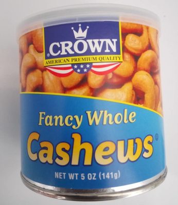 Crown Fancy Whole Cashews - Product - fr