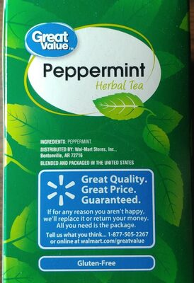 Great Value Peppermint Herbal Tea - Ingredients