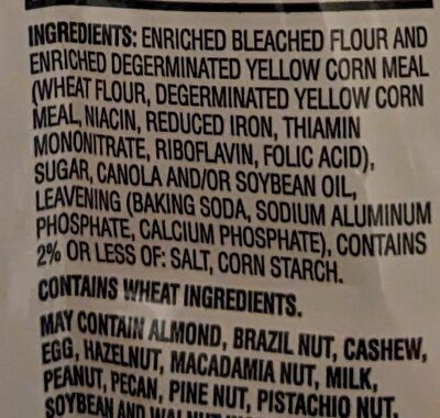 Sweet Yellow Cornbread & Muffin Mix - Ingredients