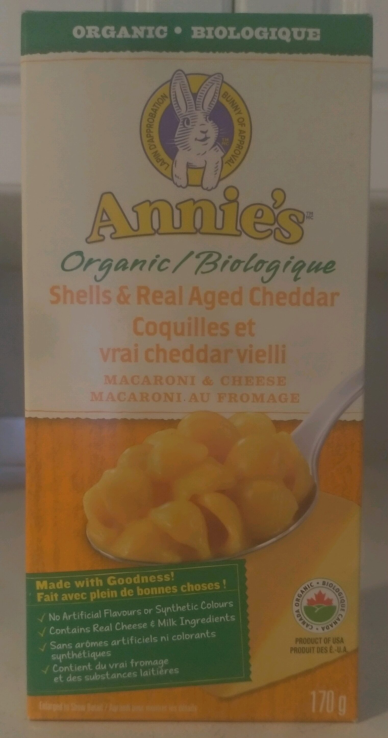Shells & Real Aged Cheddar Macaroni & Cheese - Product