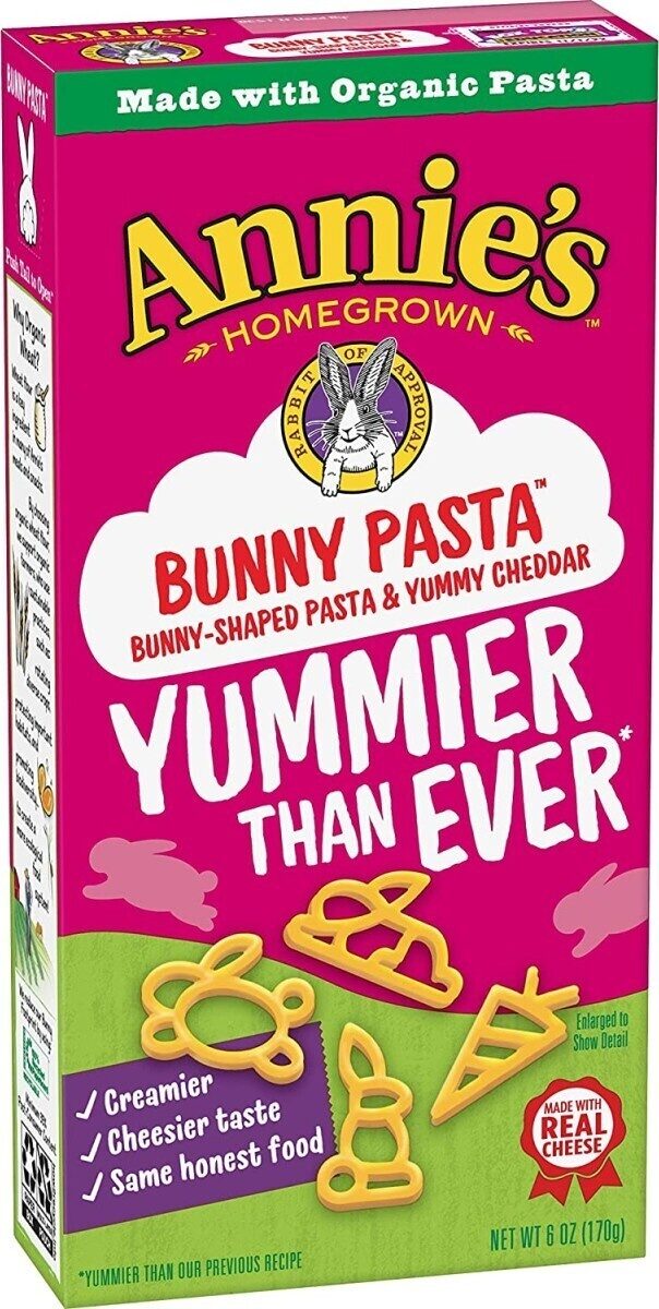 bunny pasta with yummy cheese macaroni and cheese - Product