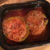 Large size stuffed green bell peppers hand-filled with beef & rice in a zesty tomato sauce - Product