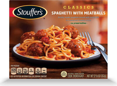 Classics spaghetti with frozen meatballs - Product