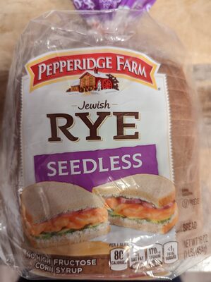 Pepperidge farm jewish rye seedless bread - Product