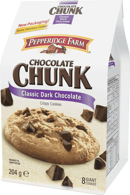 Chocolate chunk classic dark chocolate crispy Cookies - Product - fr