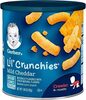 Gerber graduates lil crunchies mild cheddar - Produit