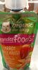 Organic carrot apple & mango baby food pouch - Produit