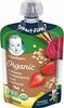 Organic banana strawberry beet oatmeal toddler pouch - Produit