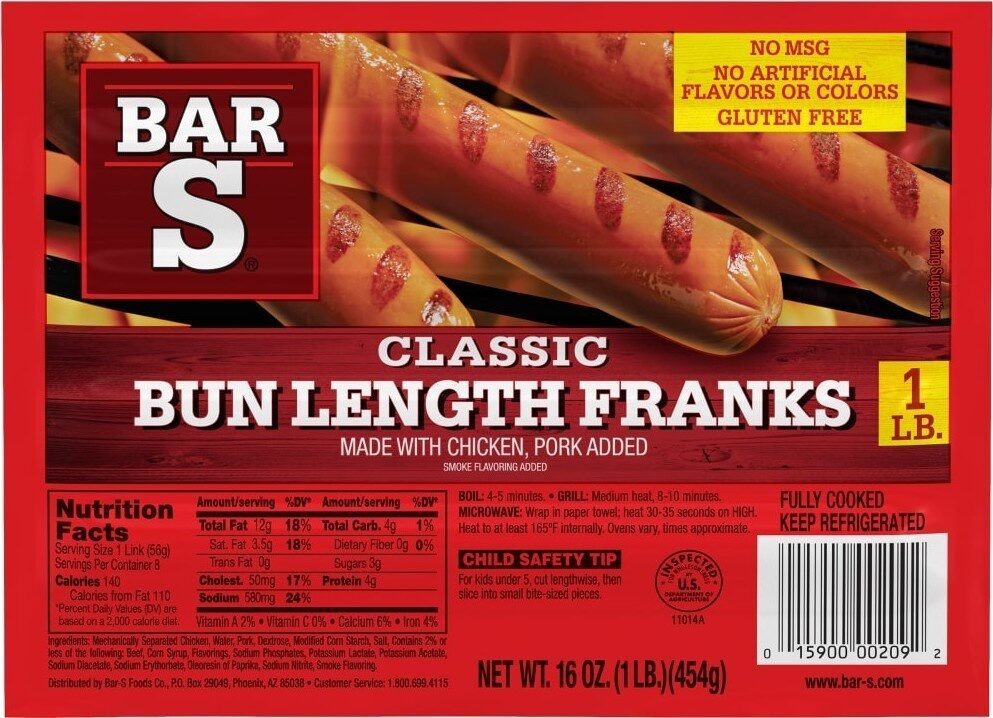 Bun Length Franks - Product