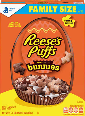 Calories in Reese'S Reeses Puffs Bunnies Cereal