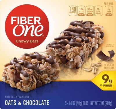 General mills oats & chocolate chewy bars